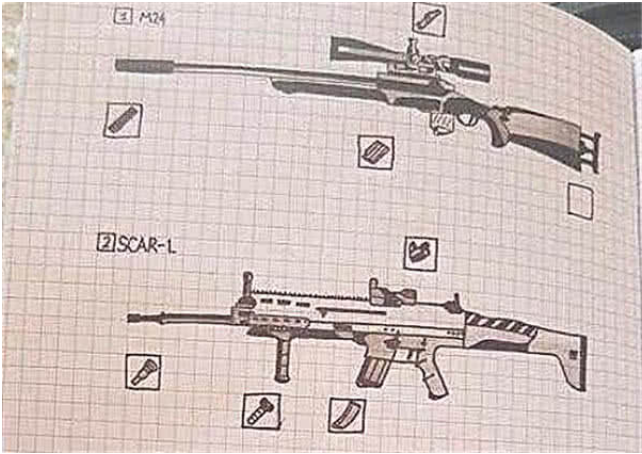 超逼真的吃鸡手绘,作者竟是一名小学生,这位同学没少挨揍吧?