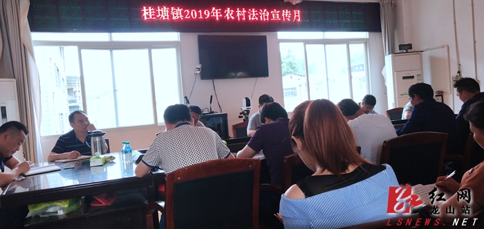 桂塘镇开展农村法治宣传教育活动