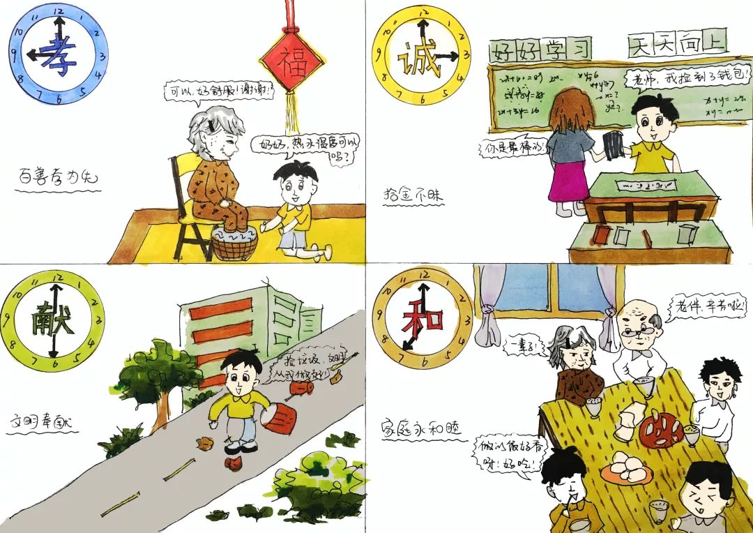 北京市"融心创意,助梦花开"心理漫画大赛网络投票 第一组