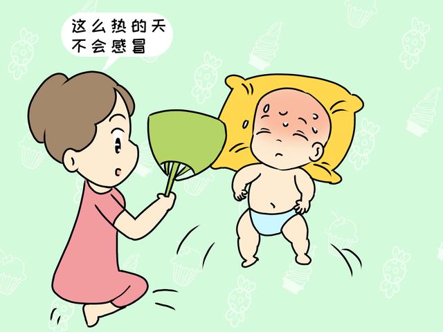                     原创            夏天很热，可宝宝还是会感冒，可能是因为这两个原因