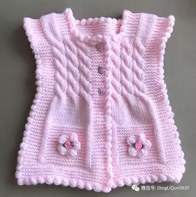 「编织作品」100款儿童开衫和背心,手巧的宝妈快来仿!