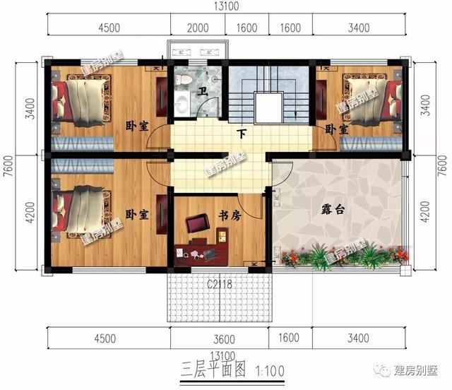 2栋小进深设计的农村别墅,花30万建房,这样才叫值