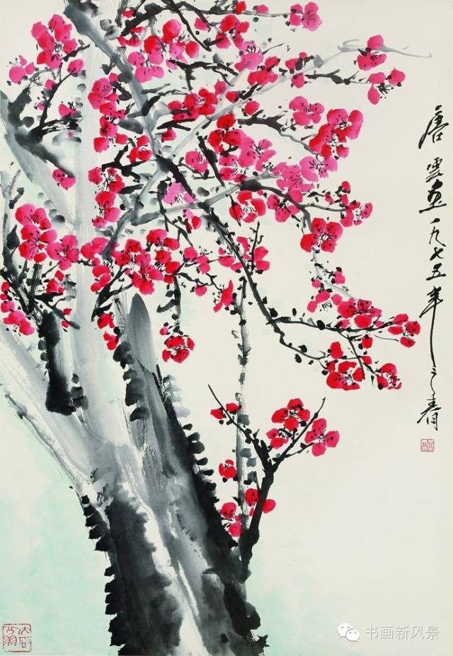 海派名家唐云画梅高雅可嘉