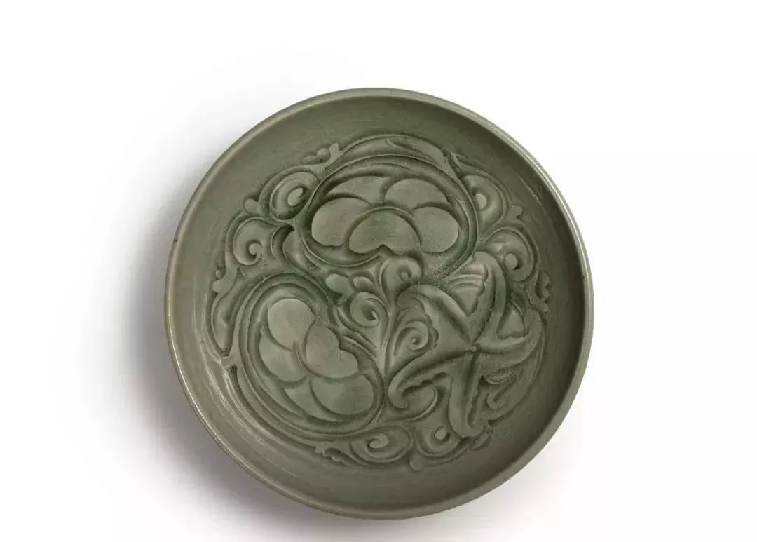 北宋 耀州窑刻芙蓉纹盌