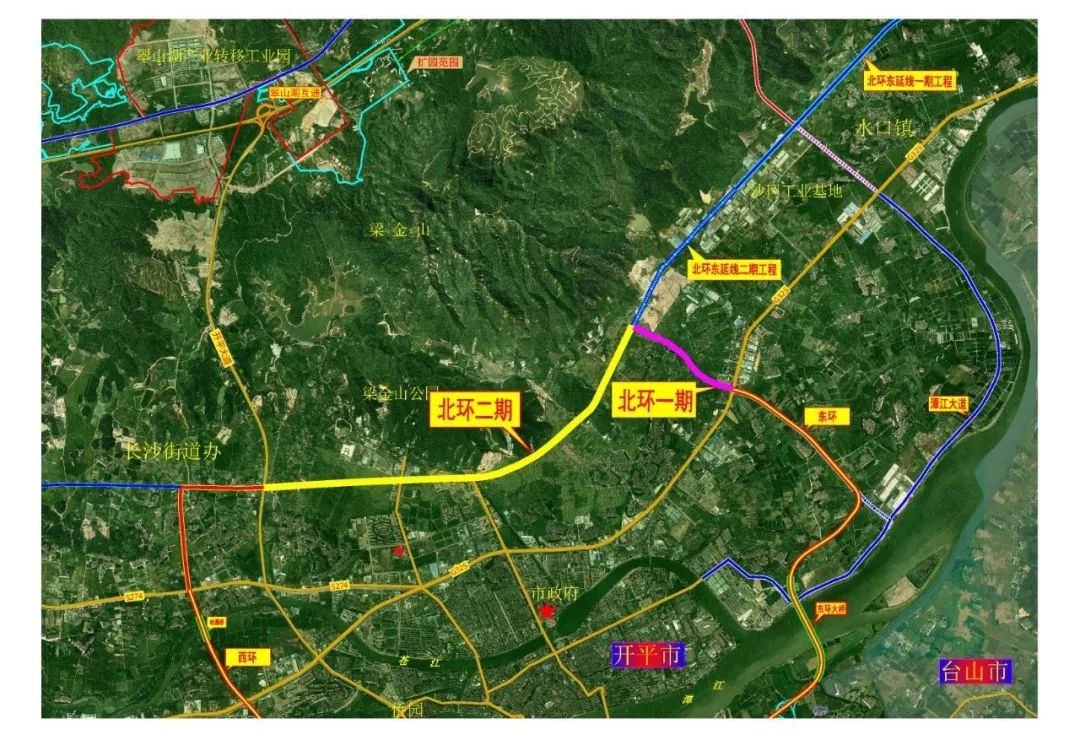 325国道改线,环城公路北环段等工程今年开平市启动新一轮交通大会战据