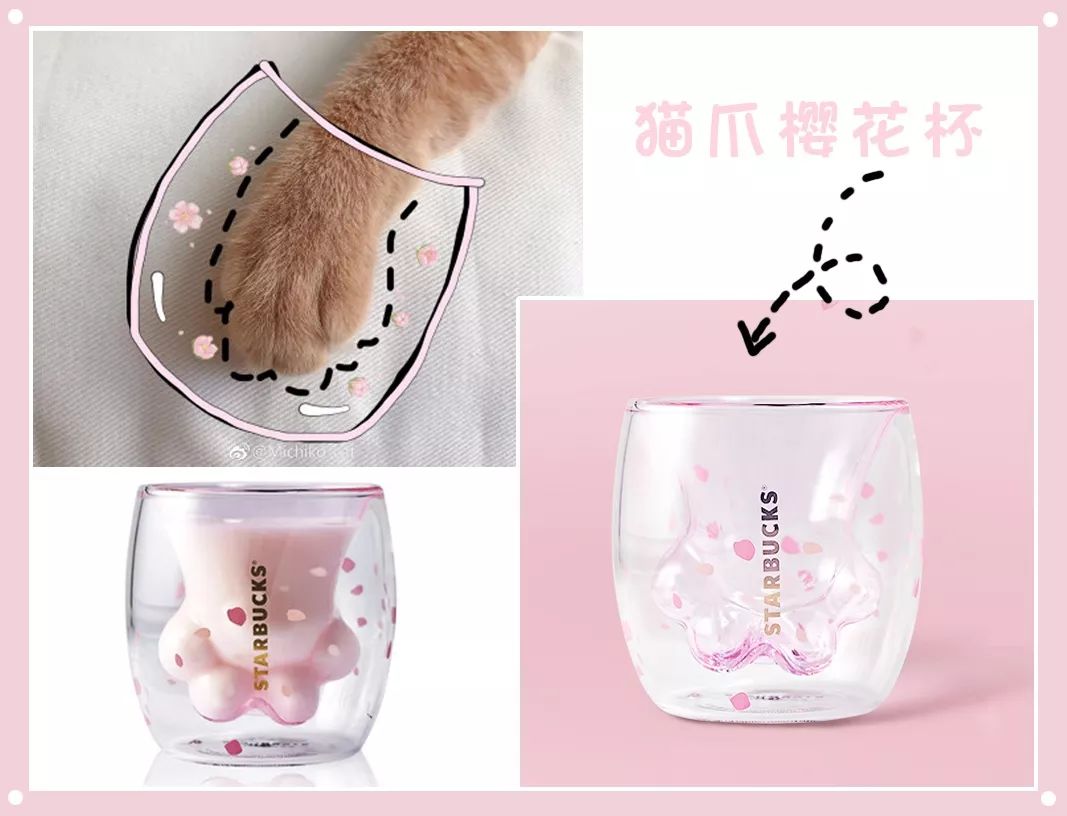 喵~错过了"猫爪杯?这里还有猫咪樱花杯!