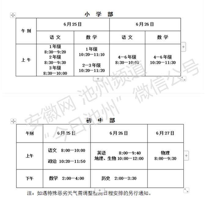 快讯!贵池区中小学期末考试时间正式出炉!转起来…… 云顶国际娱永久网址