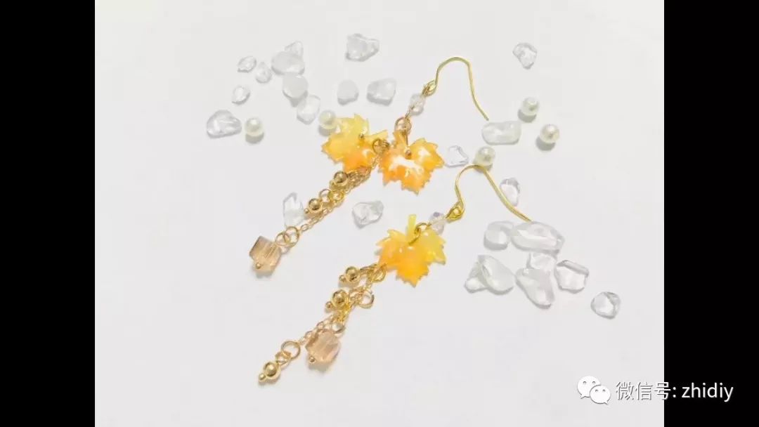 热缩片古风耳环 | 用热风吹一吹,就能变小的 diy,真的