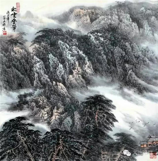 凹谷有傲骨 山水辟新峰 郝小学