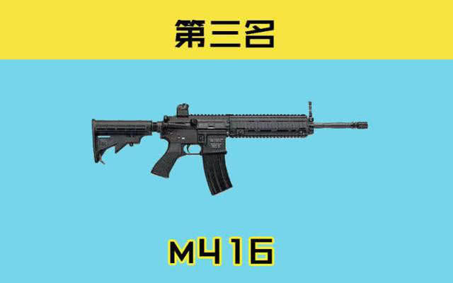 绝地求生中最受欢迎的步枪排行m416仅排第三