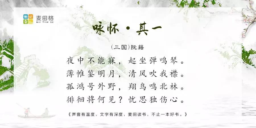 读阮籍咏怀其一有感是文人的狂欢还是时代的悲凉