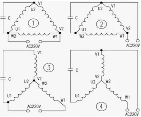 1,如果本来是星形接法的电机最好改为