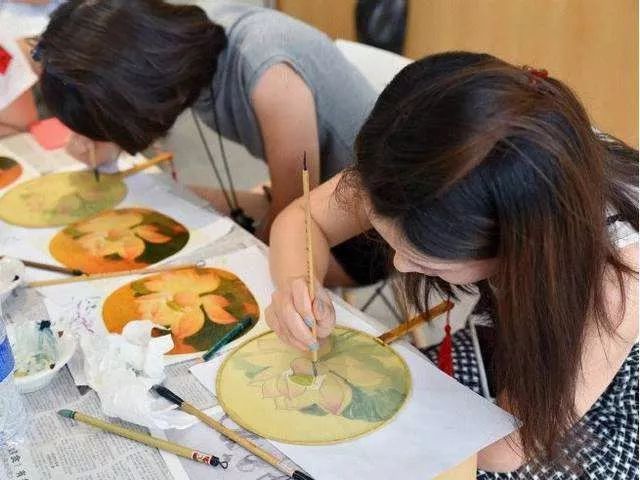 古木夕羊 | 儿童亲子团扇绘画