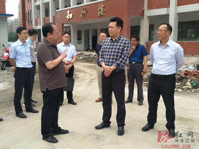 向乾勇到布溪街道调研