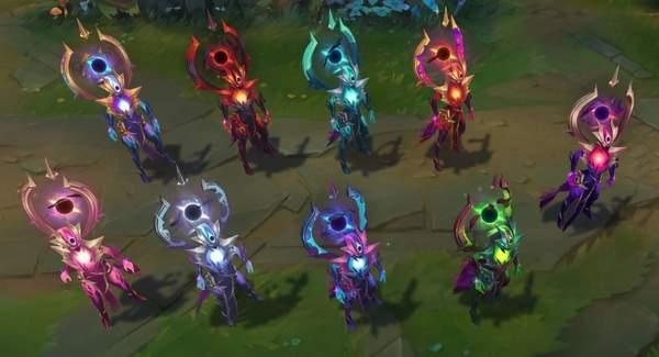 《lol》死兆星三款新皮肤效果演示 暗黑宇宙烬超冷酷