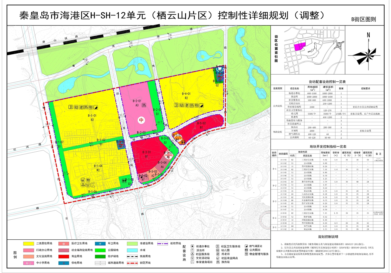 秦皇岛栖云山片区规划调整成果公示