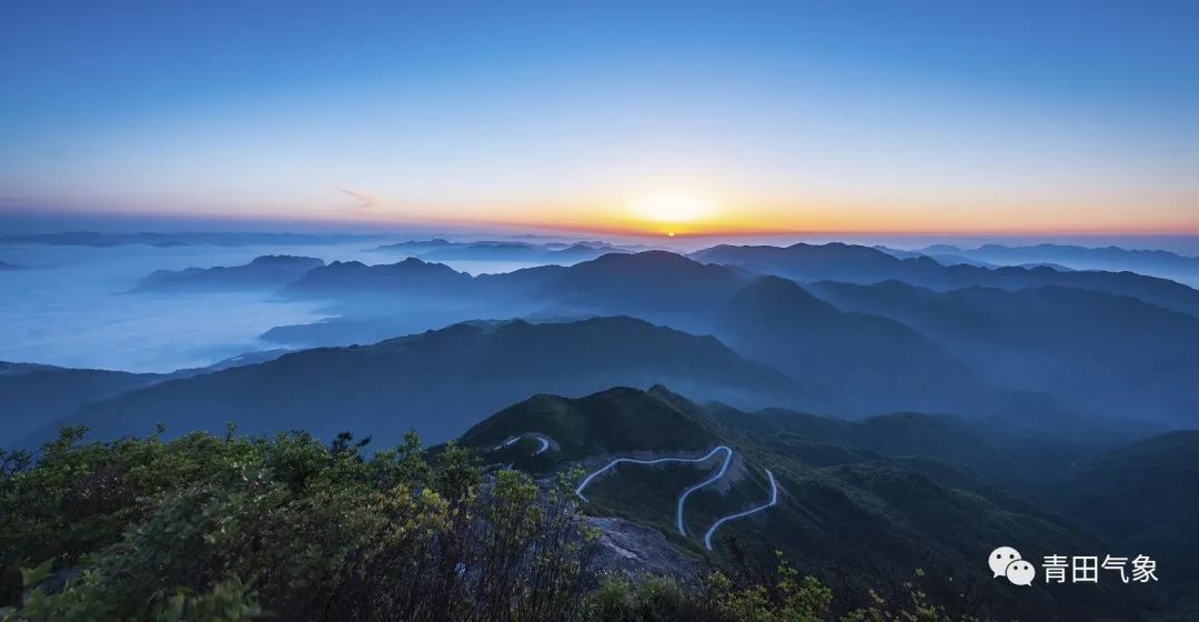 金鸡山日出