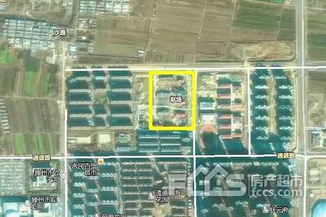 由滕州市 安居工程开发建设中心实施开发建设,现阶段 映奎园项目进行