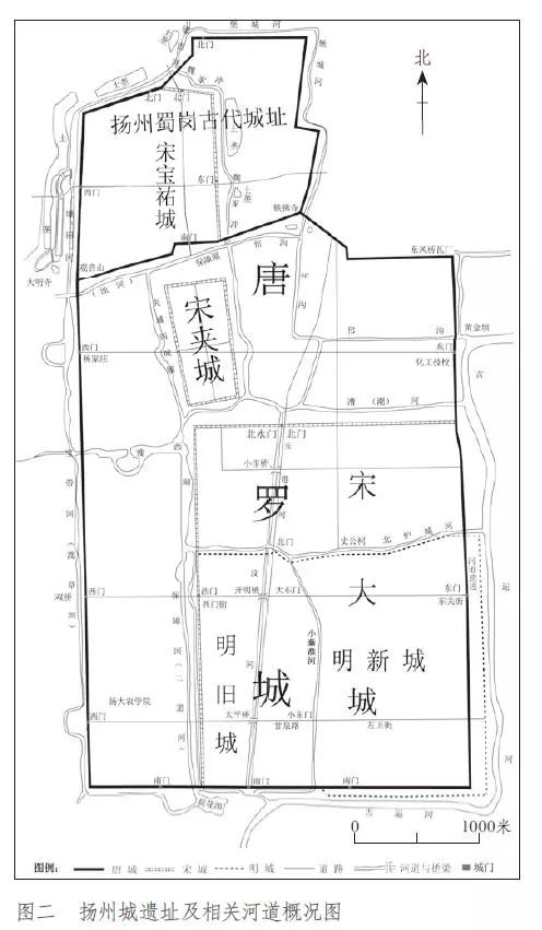 扬州唐罗城形制与运河的关系—兼谈隋唐淮南运河过扬州唐罗城段位置