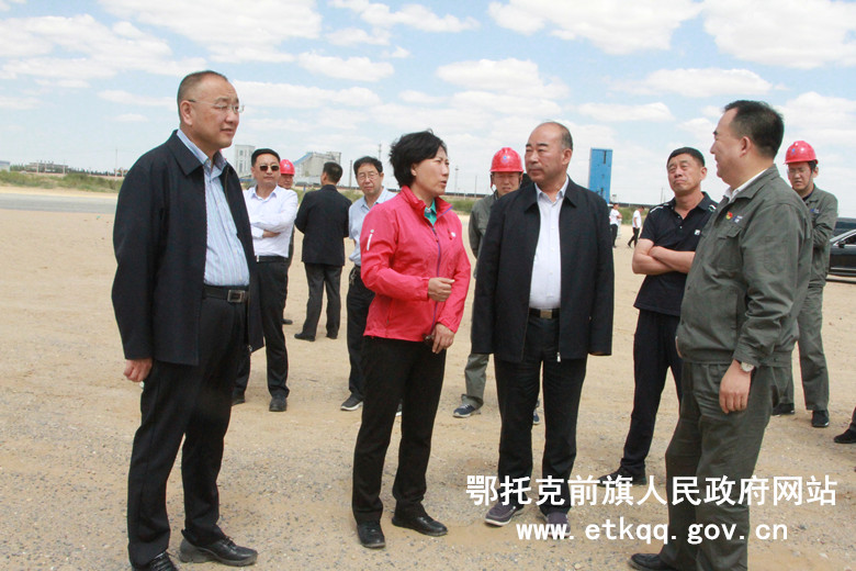 布仁其木格实地调研推进长城电厂项目建设