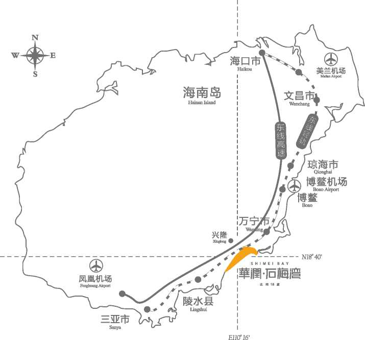 海南万宁华润石梅湾九里山海林溪岛所有景色都有