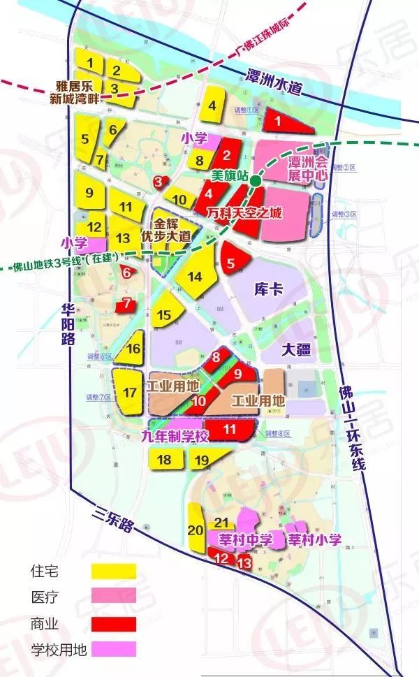 清樾坐享优质资源 旭辉雅居乐·清樾,位于北滘核芯区位, 与顺德未来城