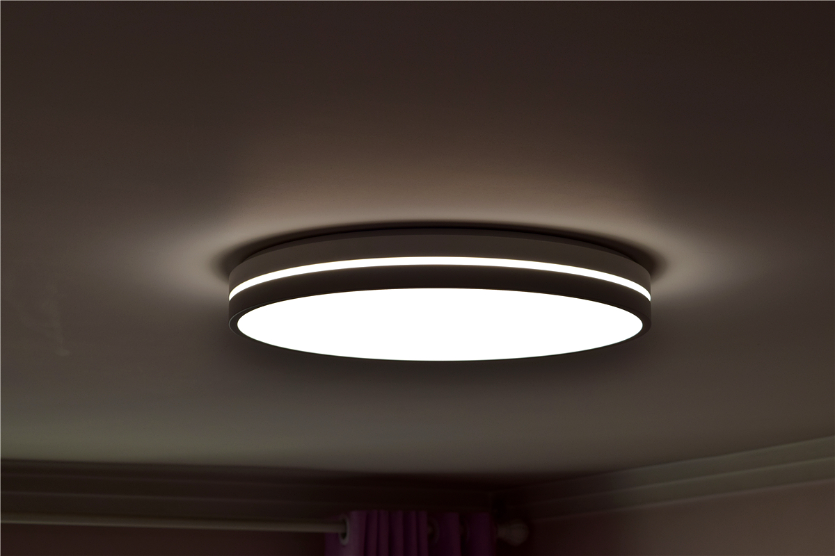 黑白吸顶灯现代简约半圆客厅灯多边形led卧室餐厅灯卧室北欧灯具-阿里巴巴