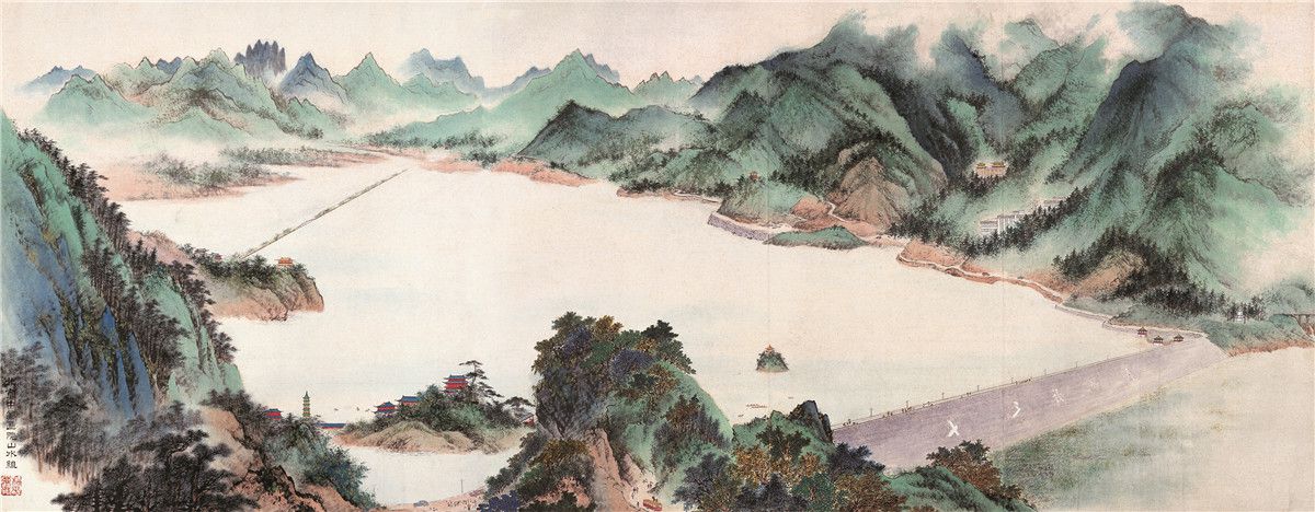 江山留胜迹 我辈复登临——"京彩70年绘画精品展" 在中国美术馆开幕