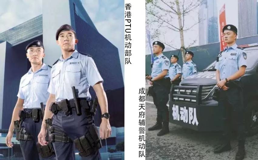 这么帅气的警服,只在香港警察电影里看到过啊!"