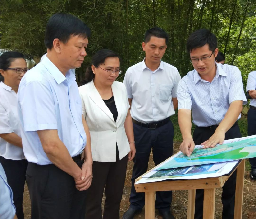 高要区区长江栋才率队到大洲调研两广接壤地区乡村振兴示范带建设