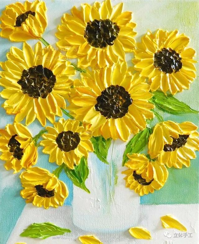 爱萌客:超美的刮刀油画，创作从来不止一种形式!