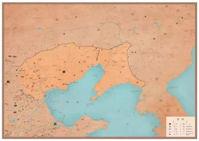 战国时期的燕国地图
