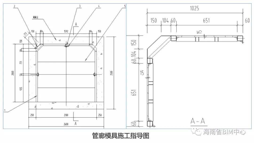 【bim建造】bim在管廊工程模具深化设计中的应用