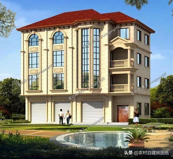传统的街道商铺自建房,由于地理位置的限制,大多都是四四方方的建筑