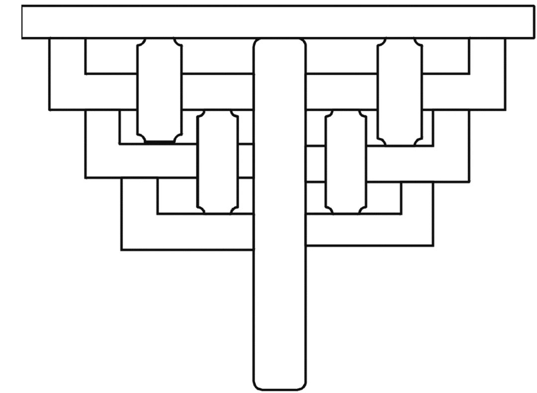斗拱结构模拟图