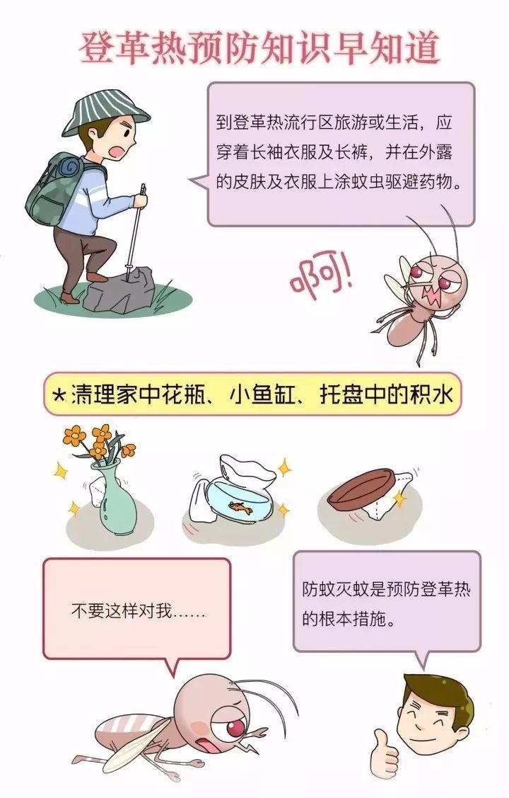 即将进入流行季节。什么是登革热?传播途径又是什么？下图一一为您解答！部分资料 | 全国卫生12320