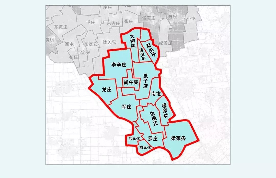 通州区2019年本市户籍适龄儿童乡镇小学招生范围