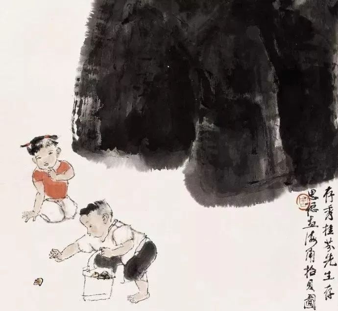 国画里的童年,真可爱!——祝老"顽童"们儿童节快乐!