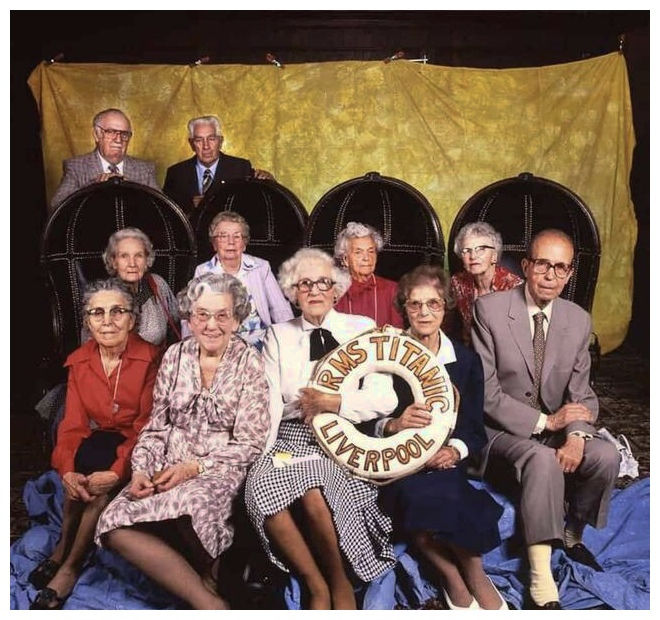 泰坦尼克号幸存者照片,露丝原型让网友惊喜,乐队领班让人动容!