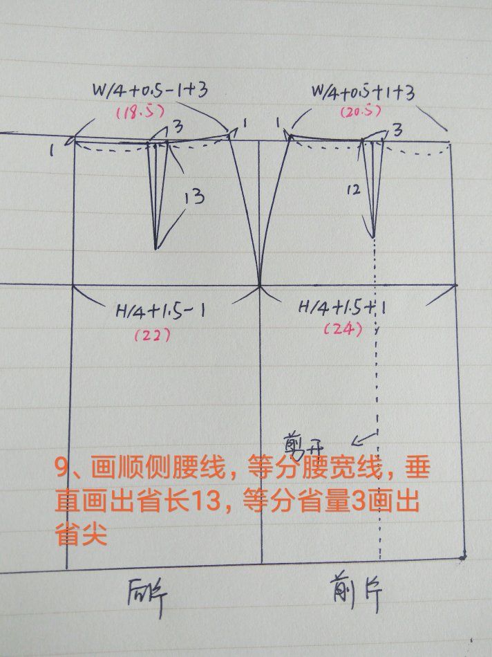 不规则a字裙【裁剪教程】