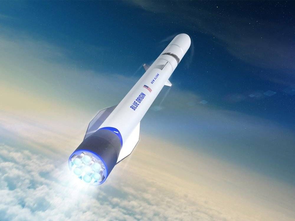 △ 蓝色起源的new glenn火箭概念图