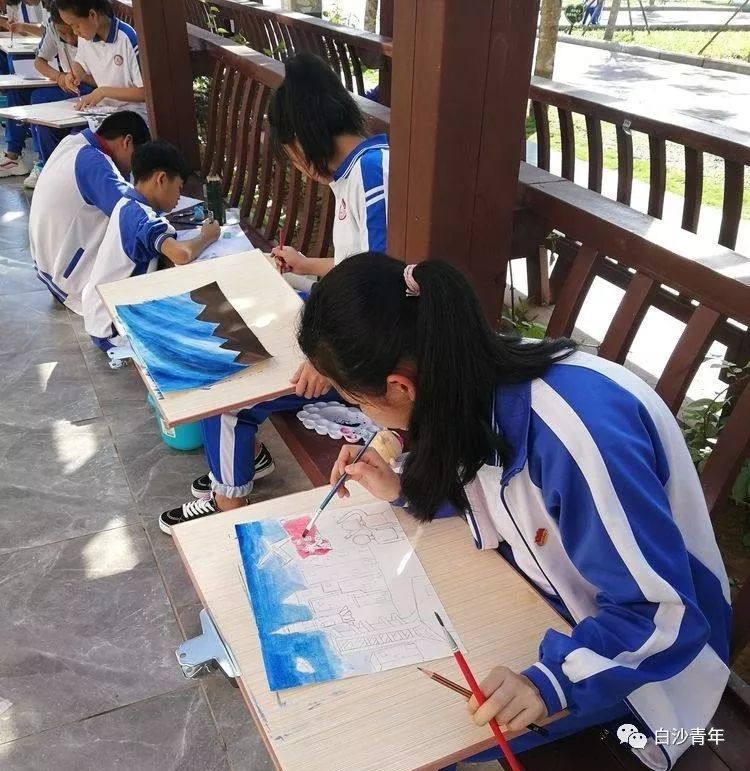 青春心向党61建功新时代我和我的祖国主题绘画比赛五四系列活动九