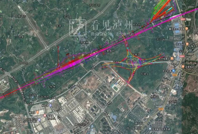 为泸州轻轨线预留位置丨泸州高铁站周边交通配套建设有了新动作