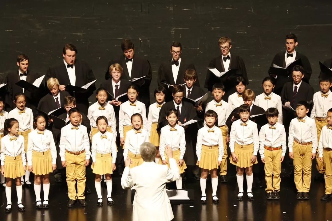 2014年11月7月,与世界三大合唱团之一——维也纳童声合唱团同台献艺