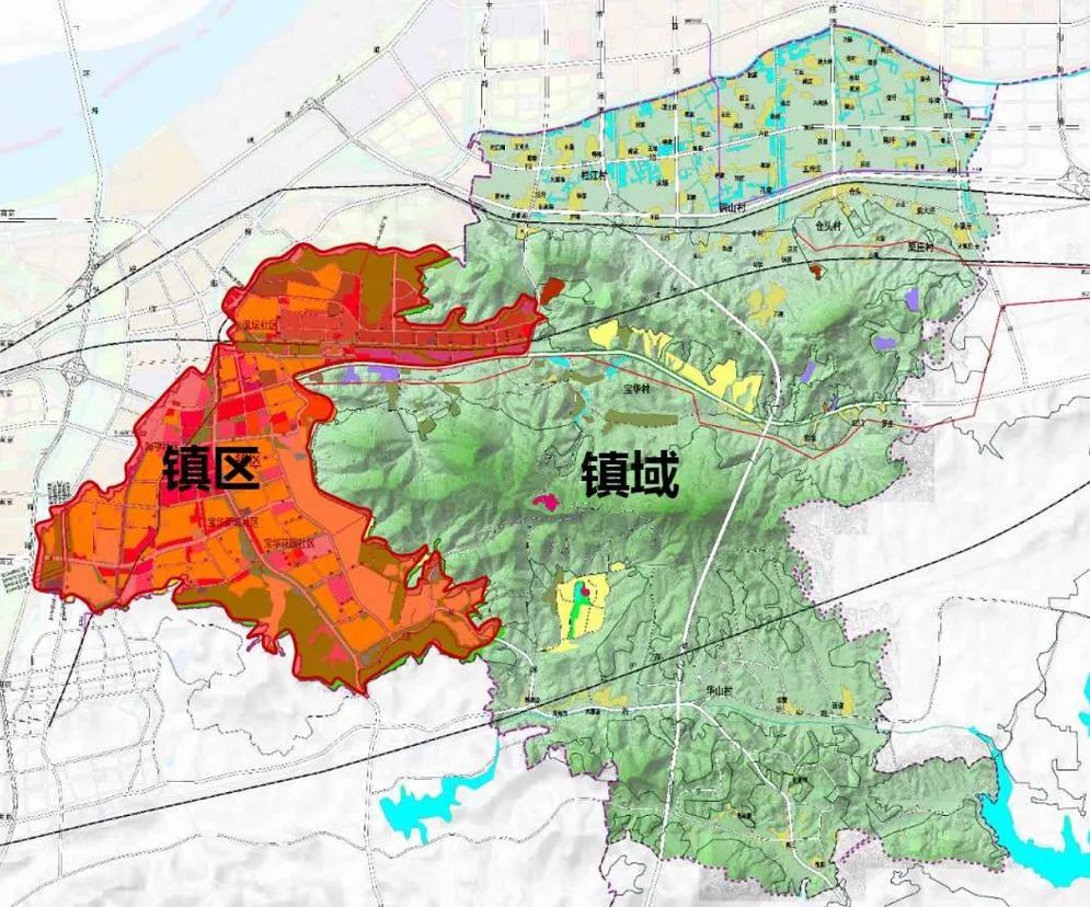 规划范围和期限  本次规划范围为宝华镇行辖区范围,面积103.