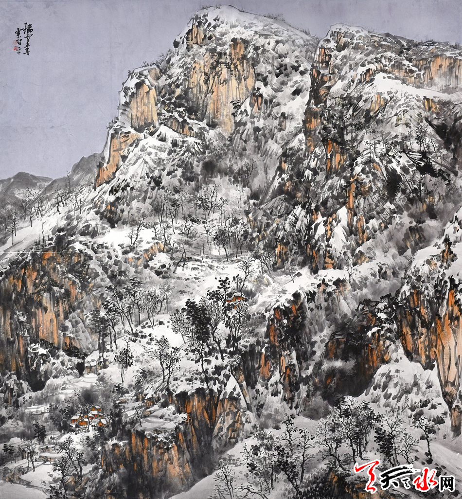 云智平作品入展"新时代· 新意象"2019首届全国中国山水画双年展