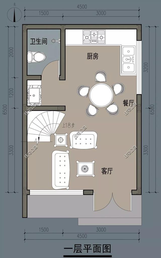 宽5x长20米房屋设计图,长20米宽5米建房图纸 农村建房宅基地太小这8套占地百平小户型便宜好看随便挑