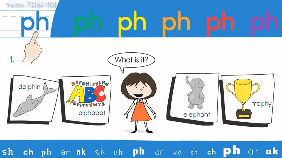 phonics 双字母拼读 04 ph 发音chant 单词