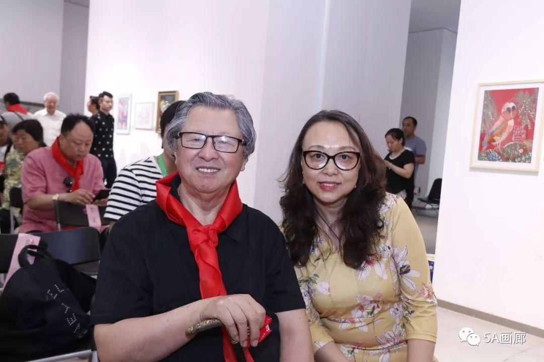 会会长冯金波中国女画家协会主席孔紫著名画家代表陈雅丹展览学术主持