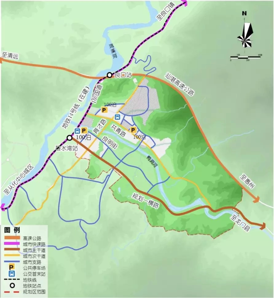 14号线三期规划曝光从化温泉镇良口镇有地铁啦